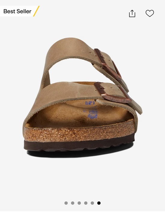 Birkenstock sandals - 6-6.5 (EU 37) narrow - Arizona Soft Footbed-oiled leather main image 5